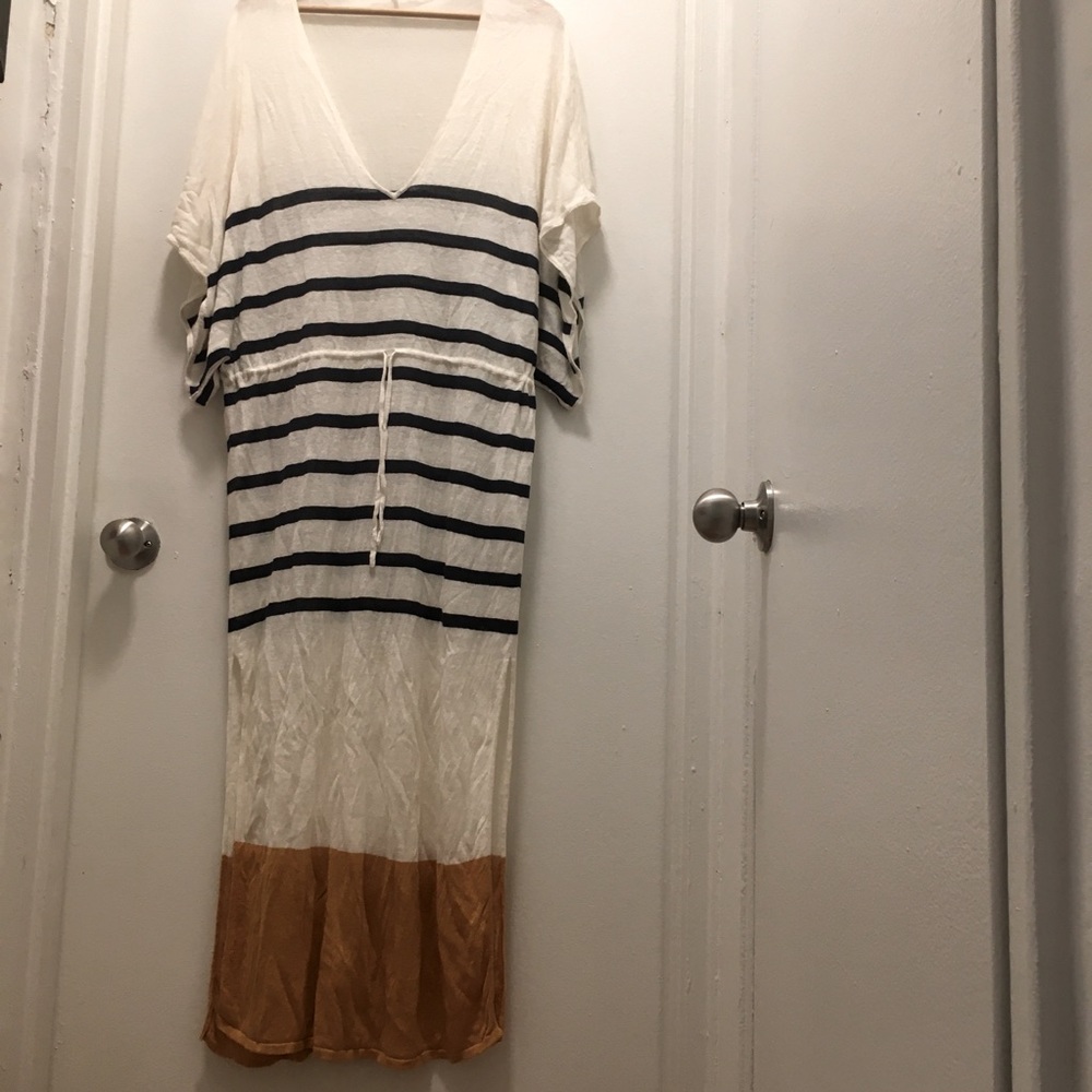 Frame- linen/viscose blend- maxi dress/ beach cover up- size S/XS